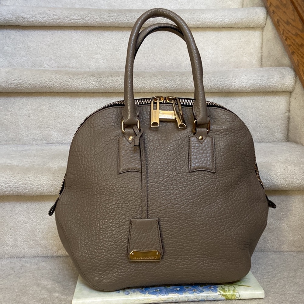 burberry orchard heritage leather bag